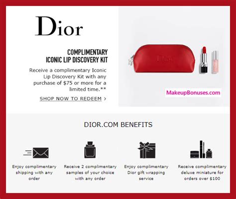 dior beauty discount code.